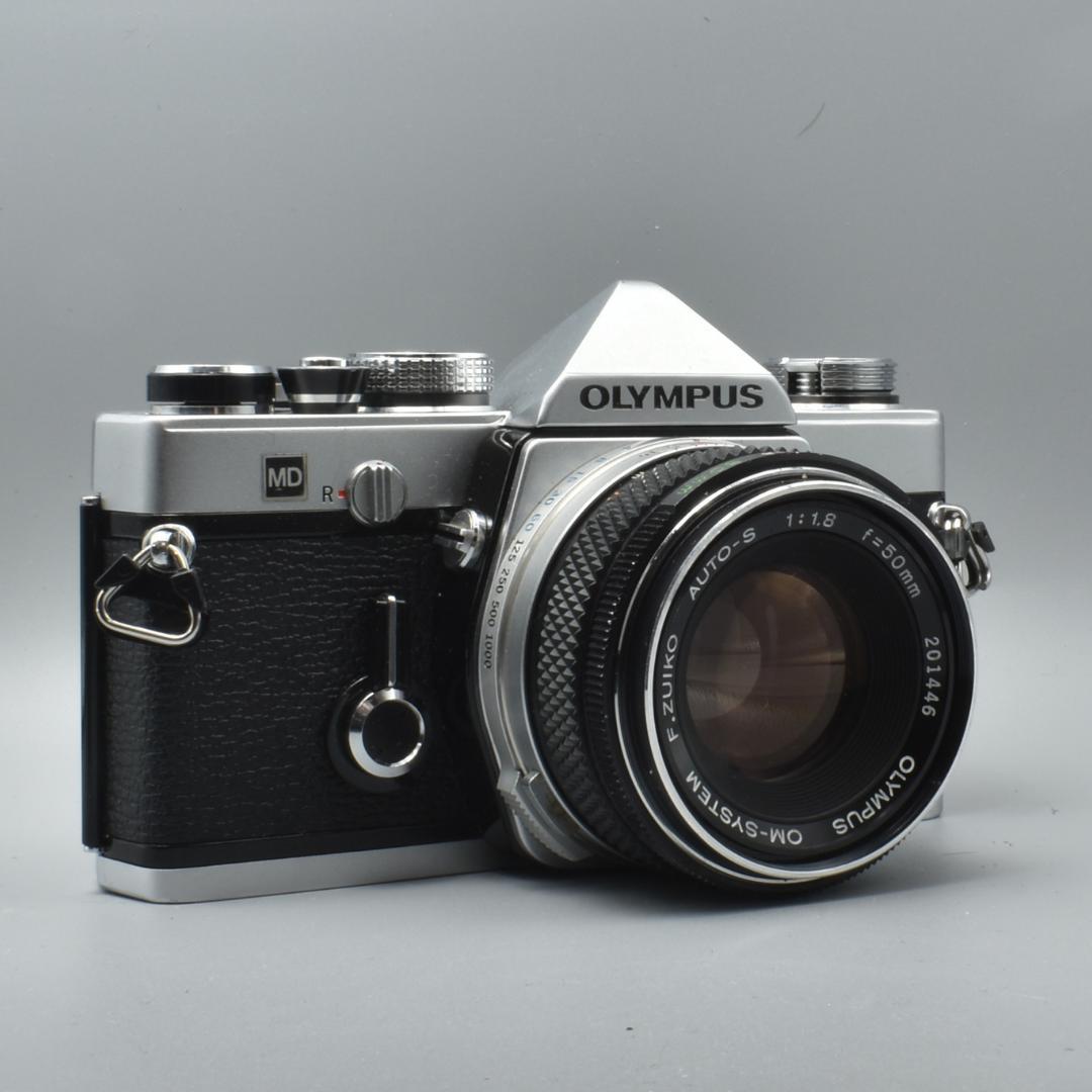 整備済 完動 Olympus OM-1 MD 50mm F1.8 露出計OK2 - メルカリ