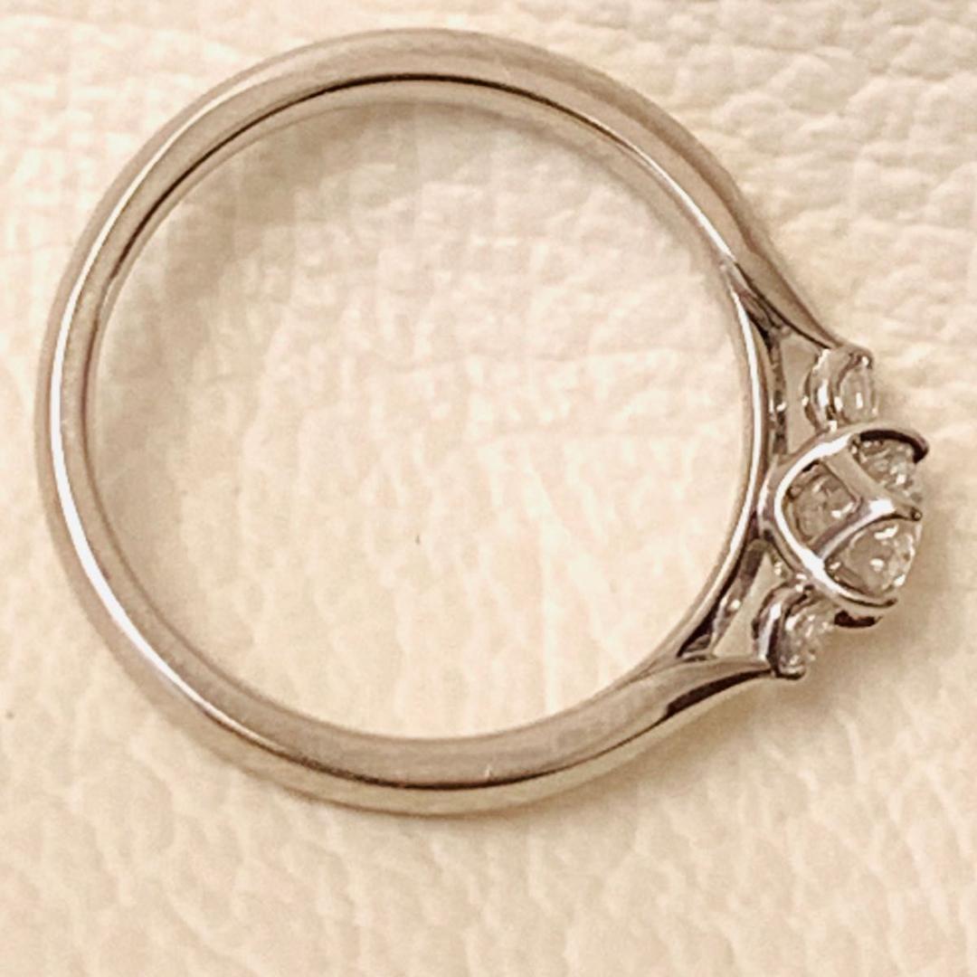 極美品 俄 ダイヤモンド 白鈴 pt950 ダイヤモンド プラチナ リング 指輪