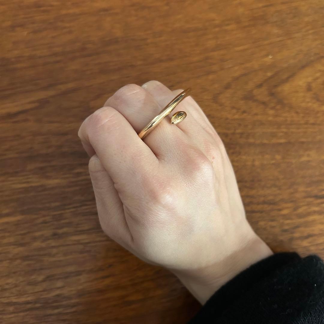 27日までの値下げ Monica Castiglinoni ブロンズ リング