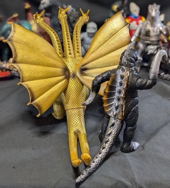 昭和ゴジラ 東宝チャンピオンまつり（バンダイ）ソフビフィギュア 17体セット