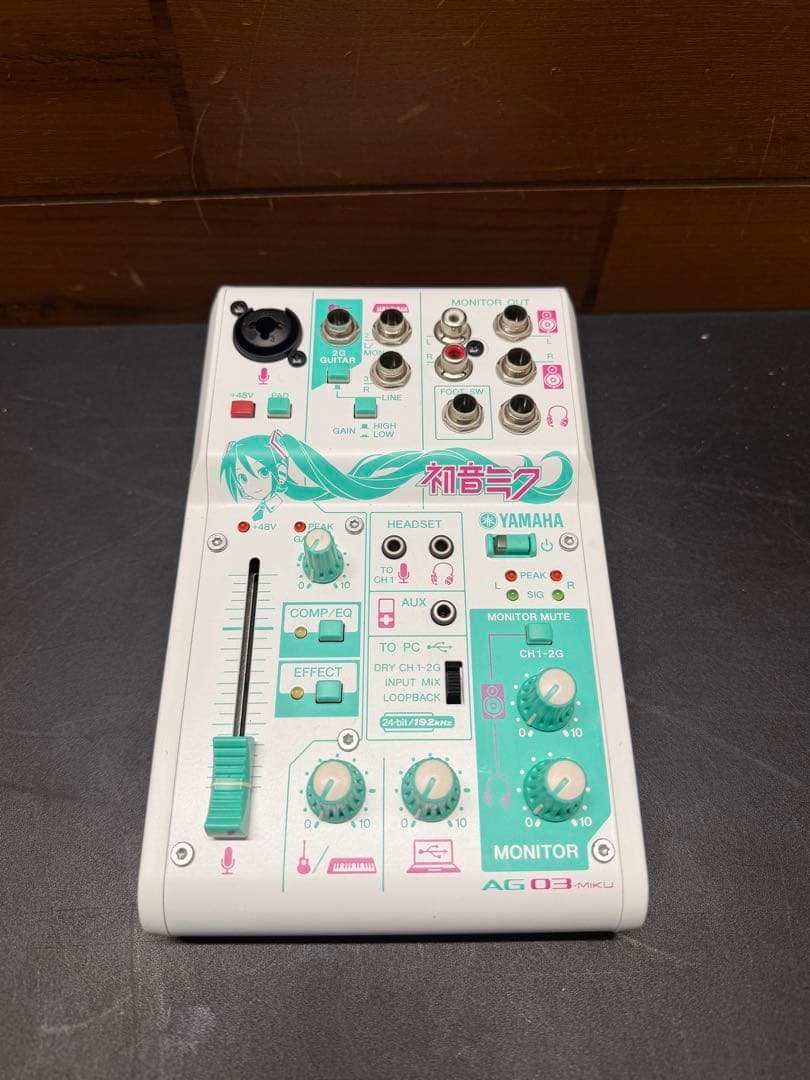 限定モデル】YAMAHA AG03-MIKU オーディオインターフェース - メルカリ