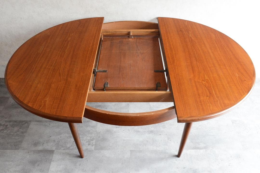 G-PLAN ヴィンテージ エクステンション ラウンド ダイニングテーブル 00