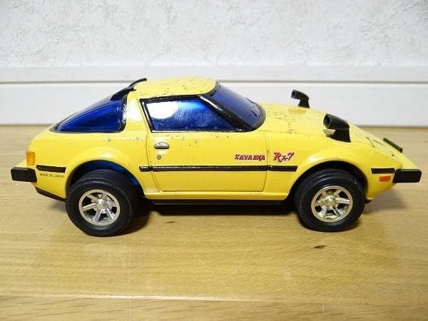 希少 ビンテージ 日本製 マツダ サバンナRX-7 SA22C ミニカー 当時物