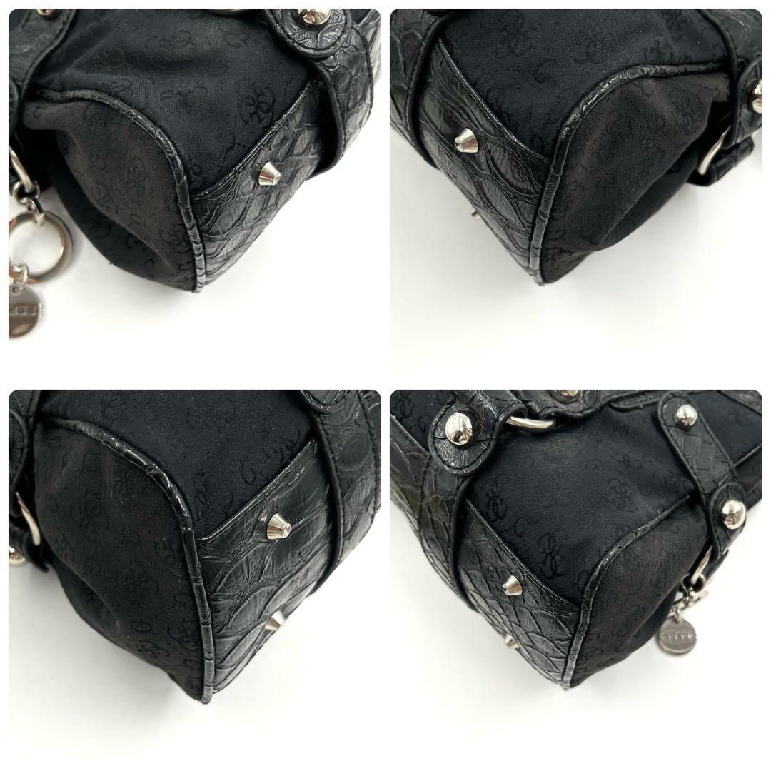 バッグ Vintage GUESS 633 Black Handbag Y2K