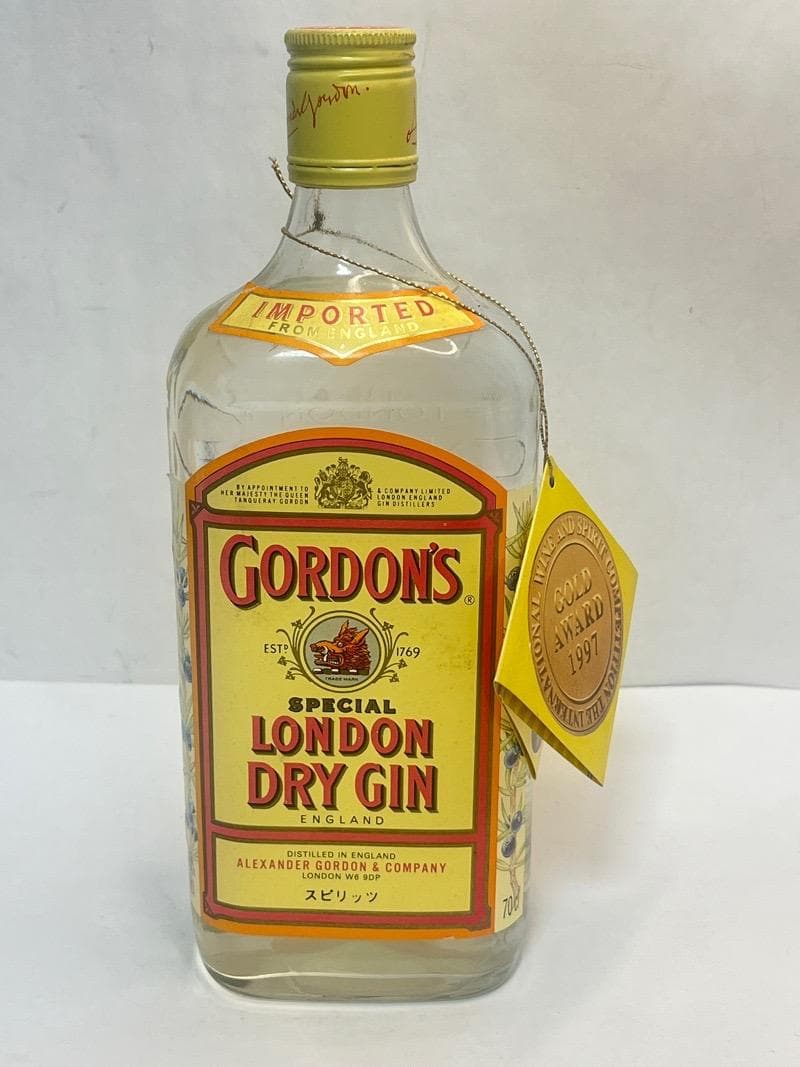 未開栓】ゴードン ドライジン ティンキャップボトル 古酒 - メルカリ