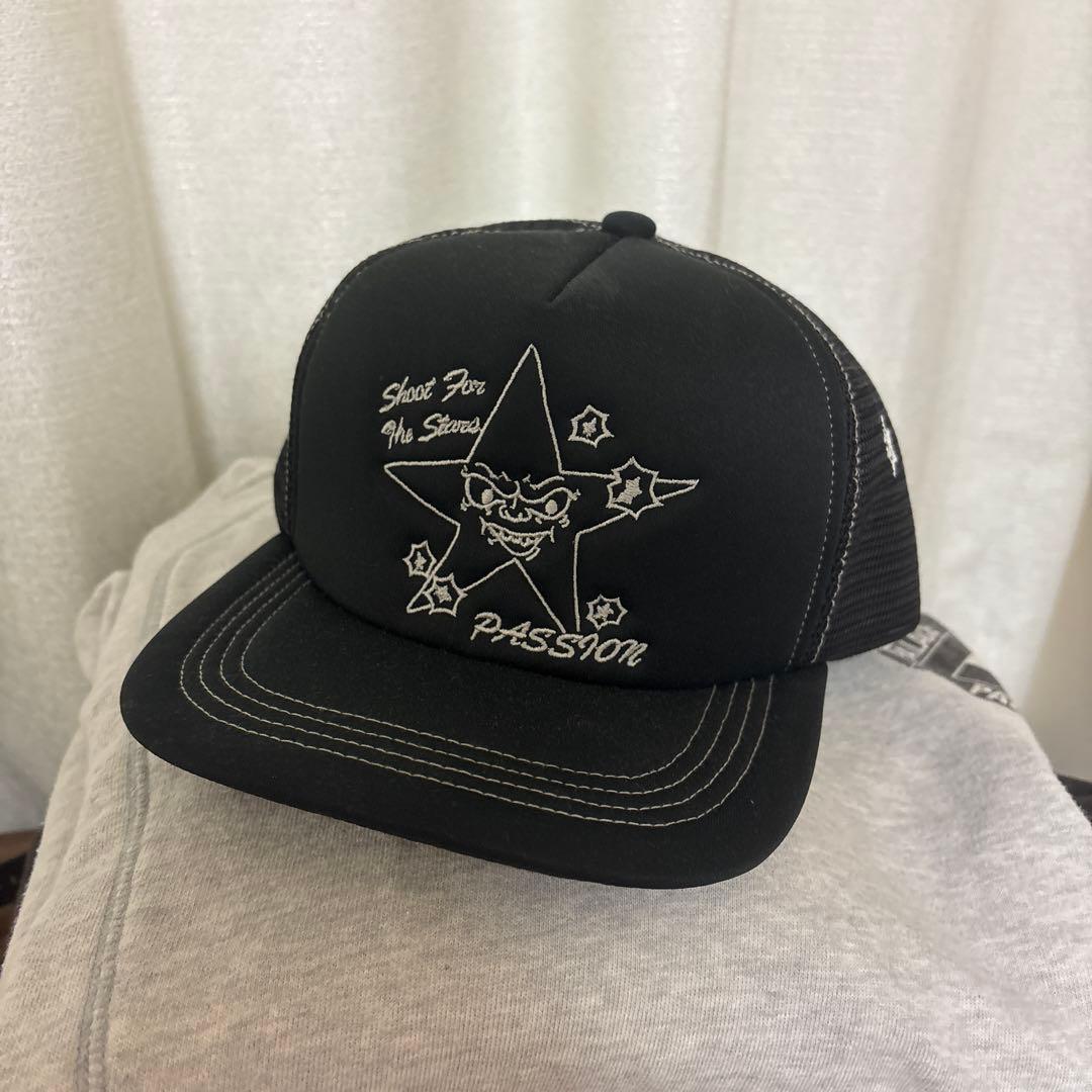 passion メッシュキャップ ブラック