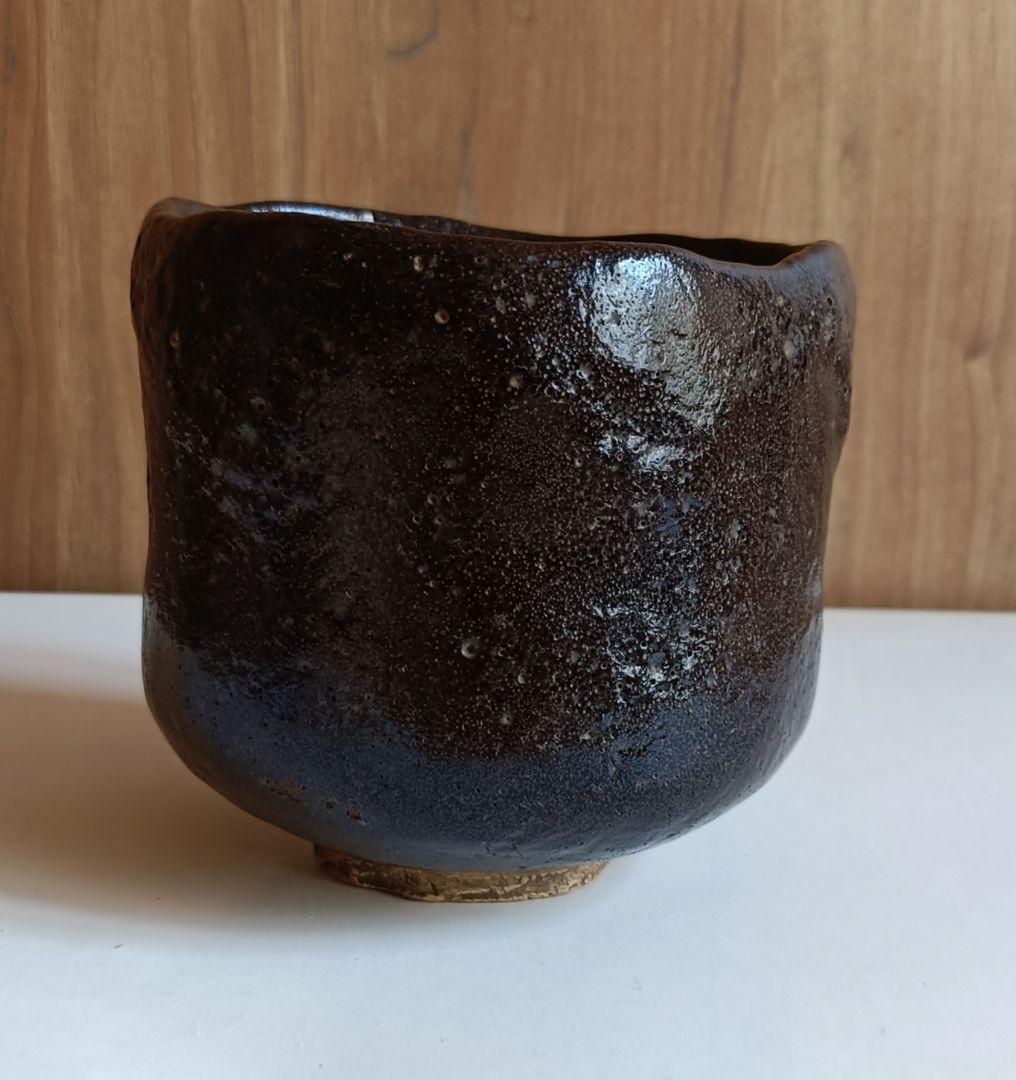 w*i様 黒楽筒茶碗
