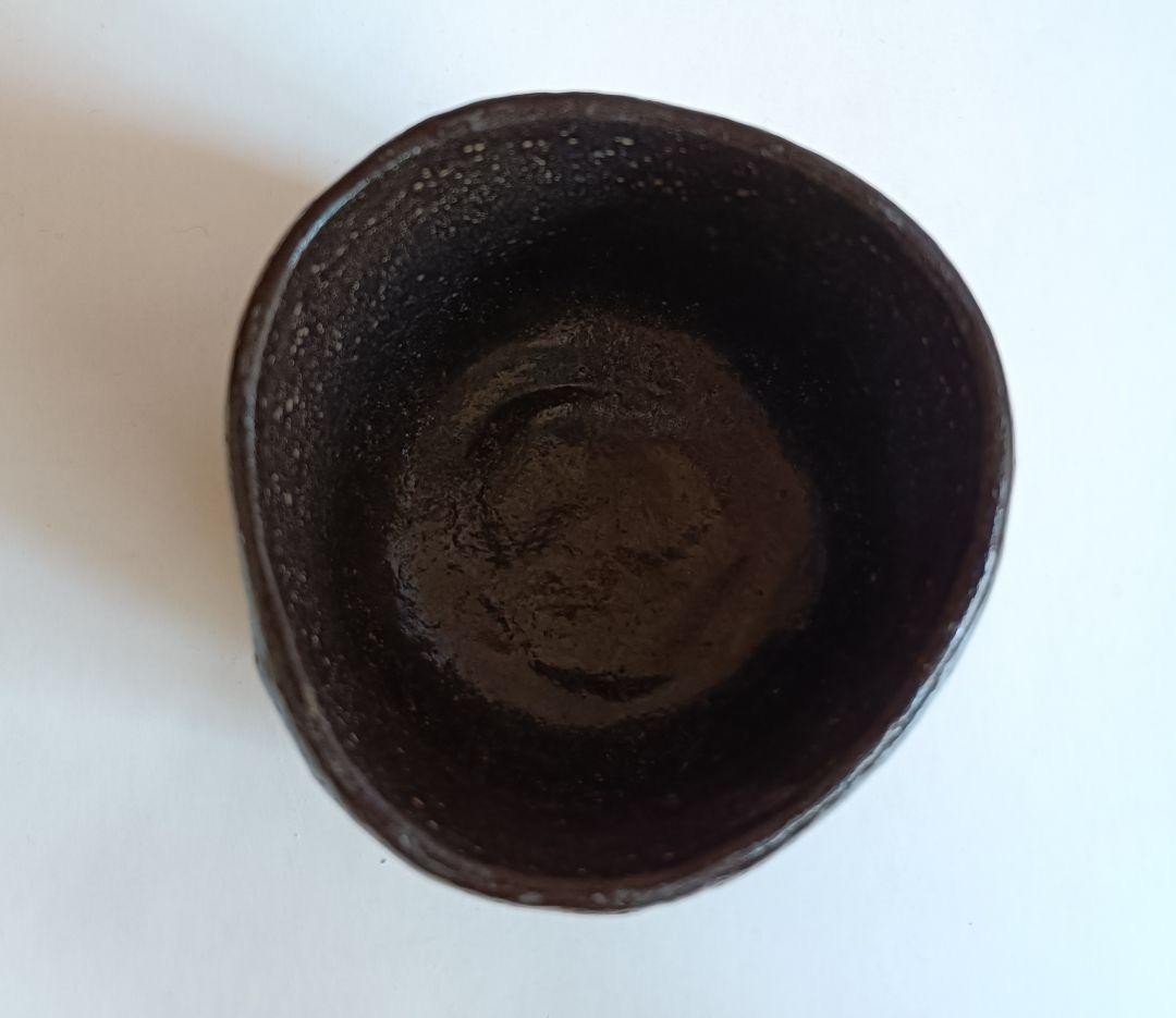 w*i様 黒楽筒茶碗