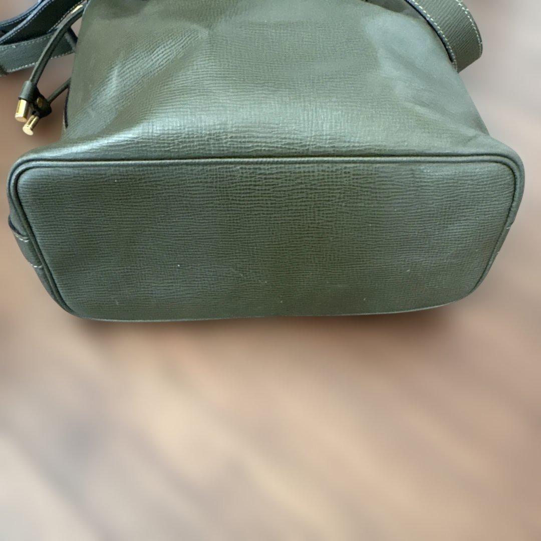 CELINE オリーブグリーン バケットバッグ