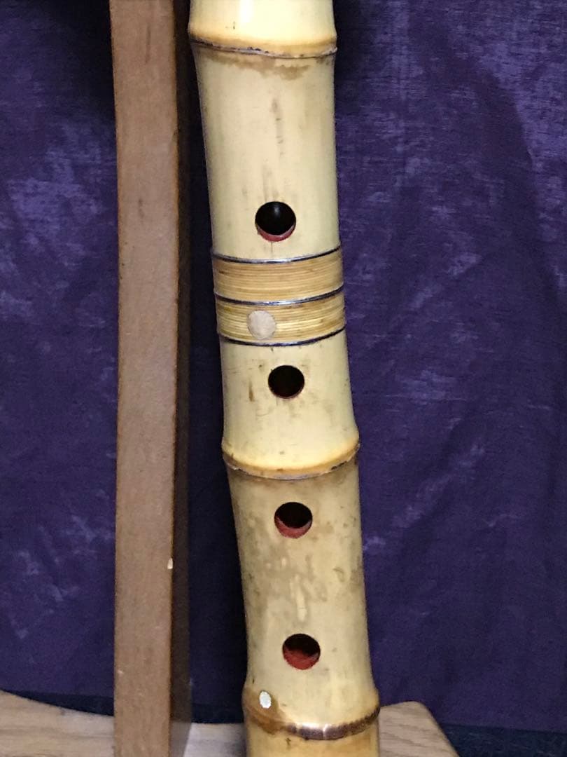 ⭐️ 尺八 琴古流 呂玄銘 銀三線継 約42.5センチ 約340g - メルカリ