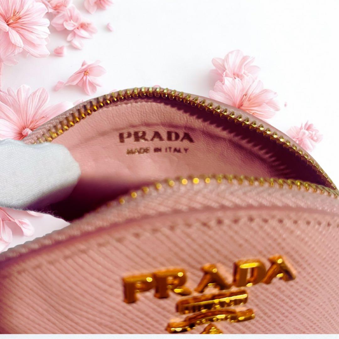 PRADA サフィアーノ　レザーケース プラダ　ピンク