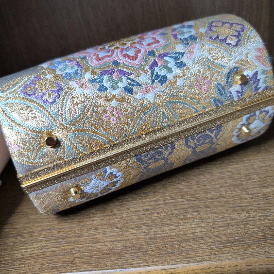 高級　高島屋　美品　和装用バッグ 着物　和装　バッグ　カバン　正絹帯地　正絹