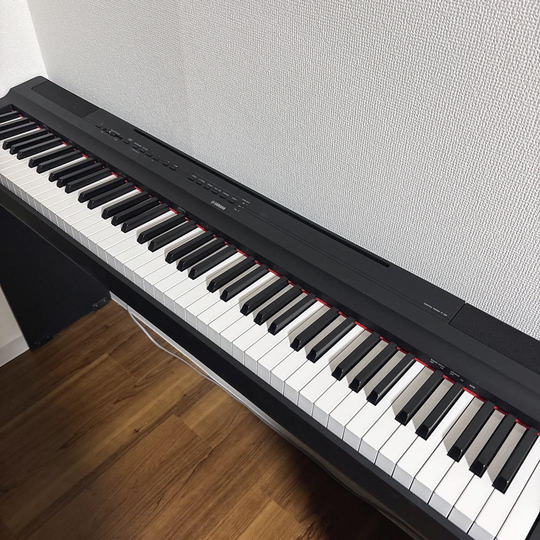 【受け渡しor配送料別途】YAMAHA P-125 ピアノ（外部スタンド付） YAMAHA P-525B ブラック 電子ピアノ 88鍵盤 専用スタンドセット ヤマハ