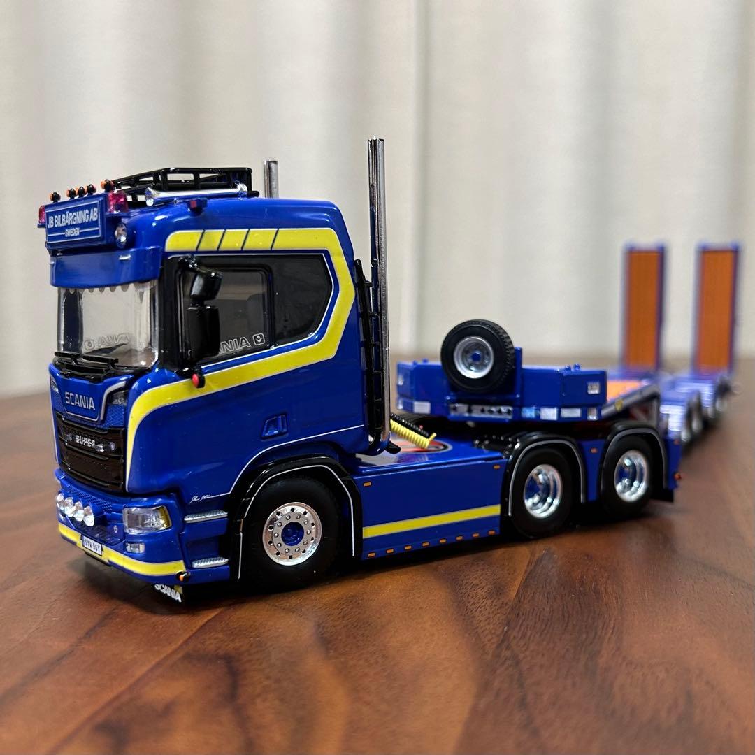 WSIスカニア 6×4セミホイールウェルローローダートレ1/50