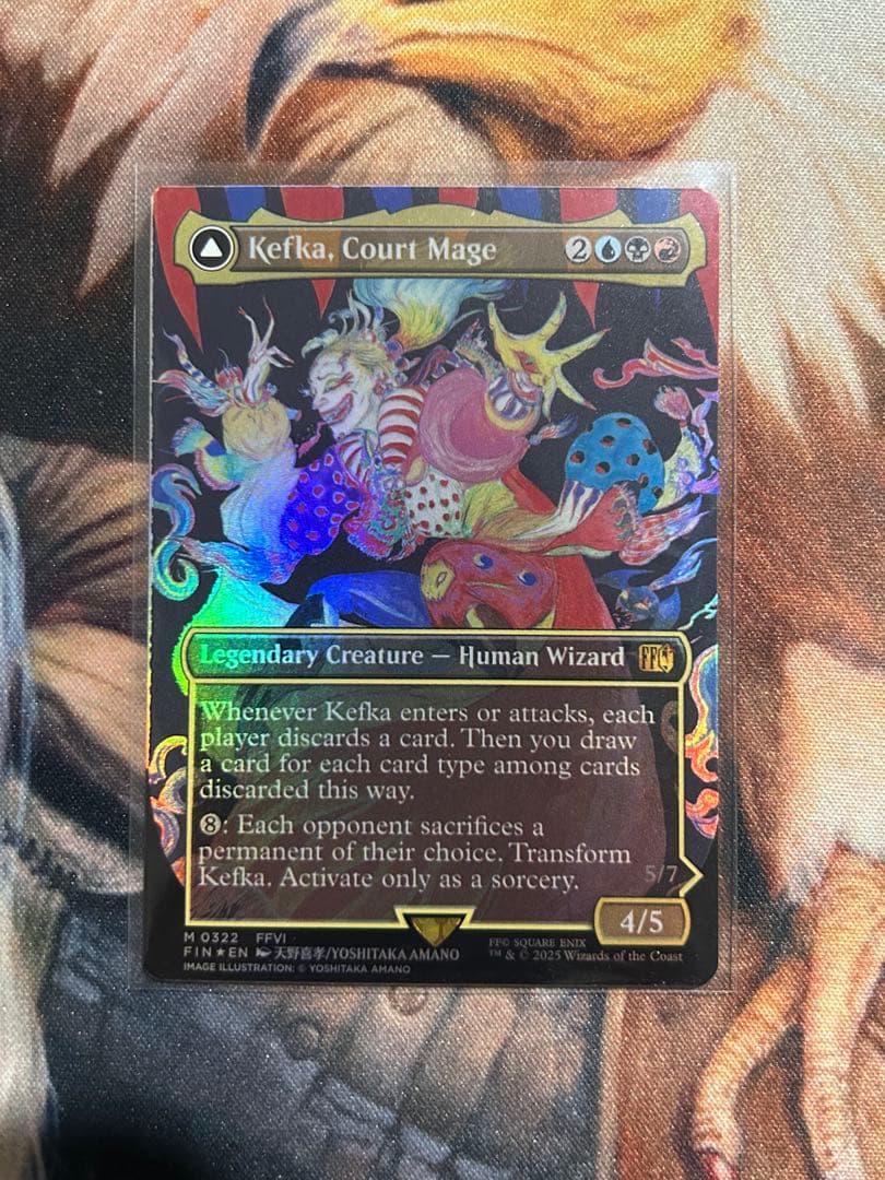 人造魔導士 ケフカ foil (英)ボーダーレス FF MTG