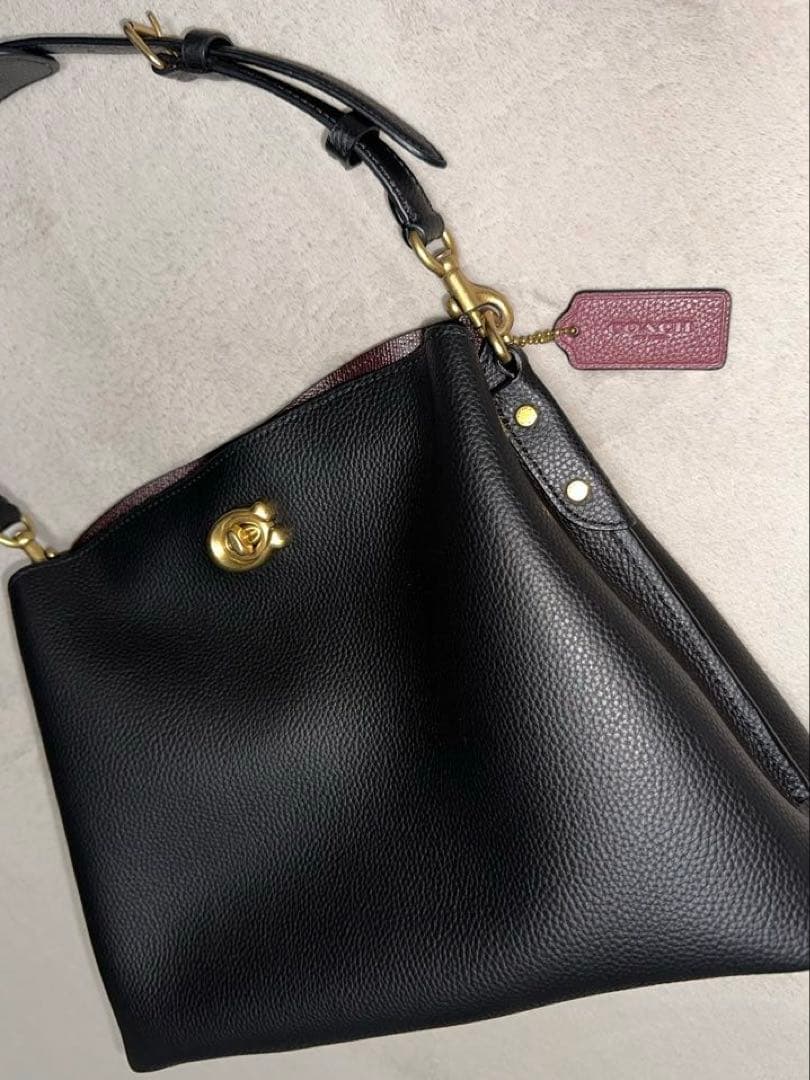 COACH コーチ ショルダーバッグ ウィロー　ブラック