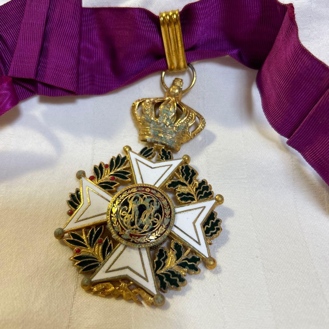 レオポルド勲章 コマンドゥール章 ベルギー 略章付 化粧箱入 - メルカリ