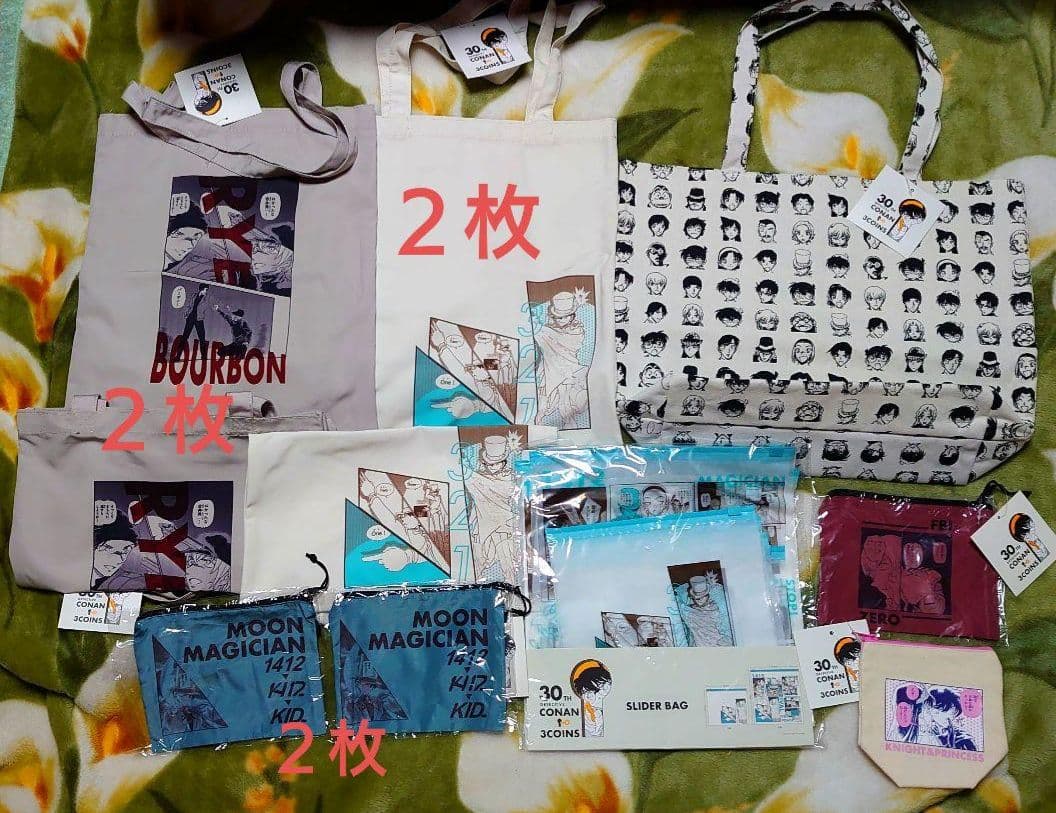 名探偵コナン　安室多め、キッド(KID)、新一、黒羽快斗 他　大量グッズ纏め売り