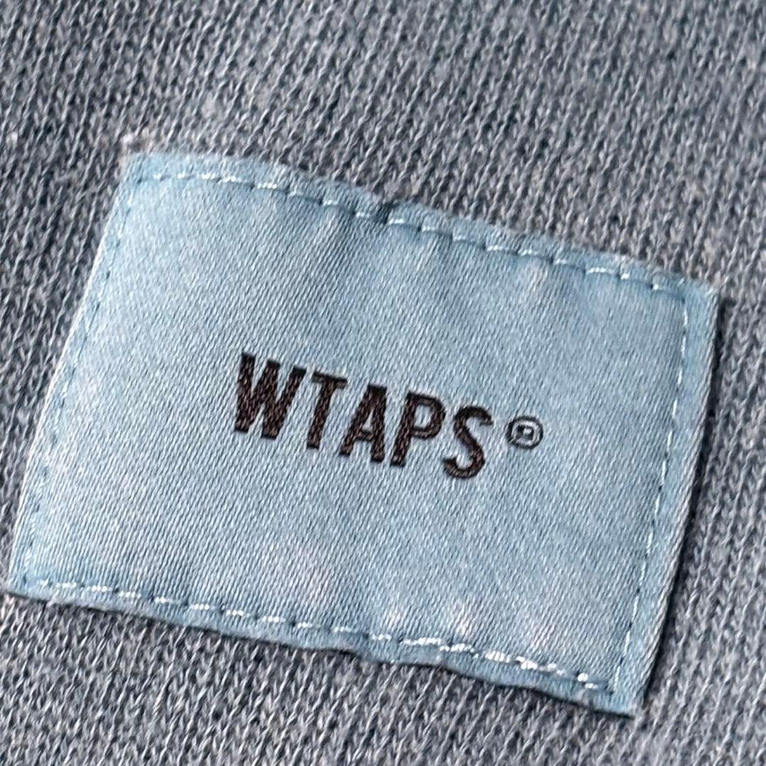 WTAPS ガーメントダイ　スウェット　パーカー　刺繍ロゴ