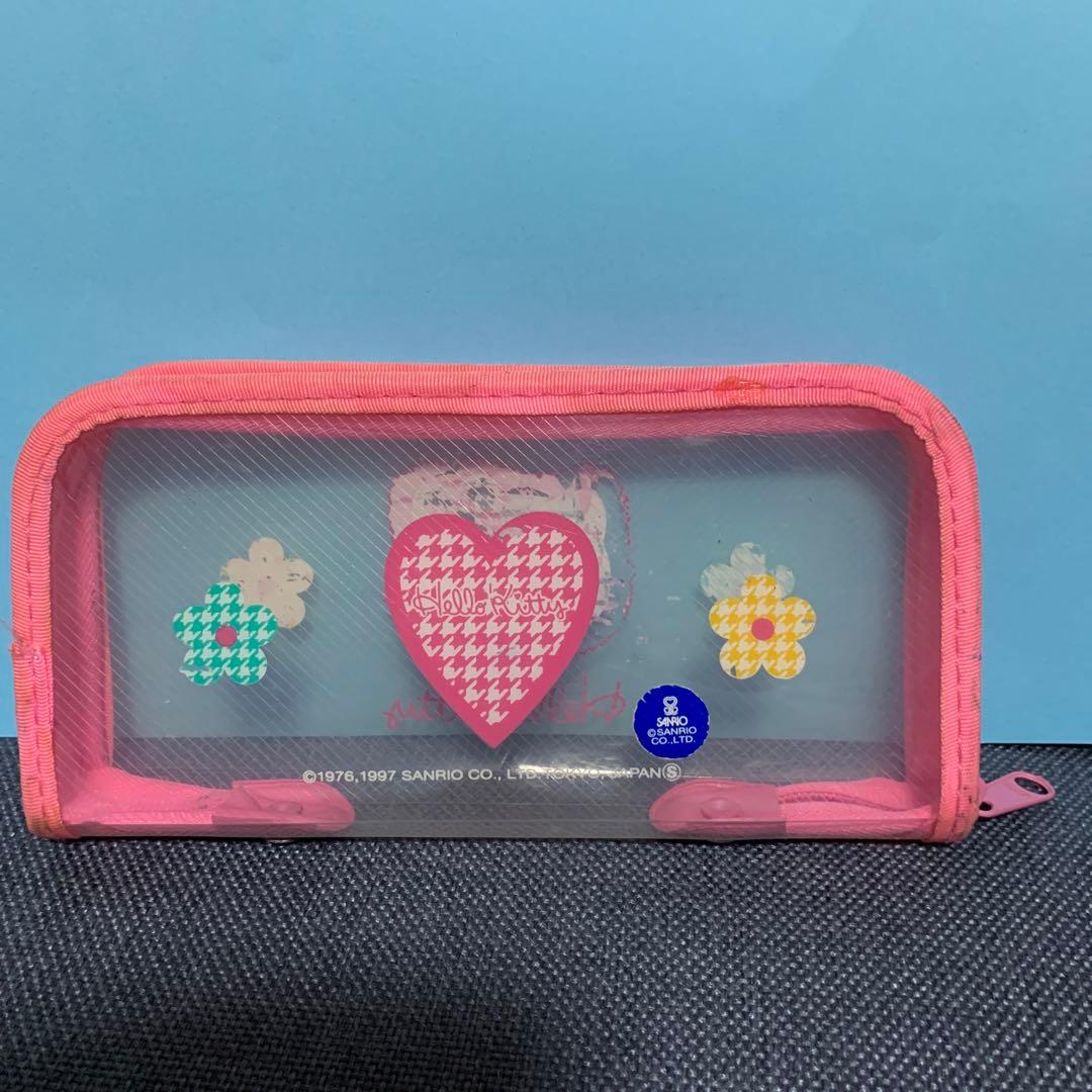 平成レトロ1997年キティポーチ レトロキティペンケース レアキティ