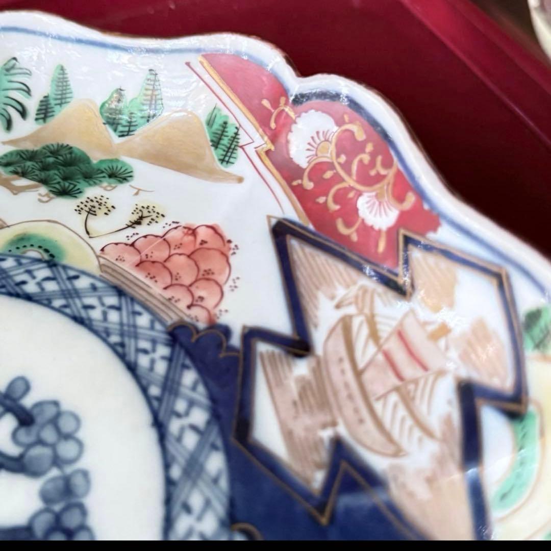 K様へ感謝お嫁入り‼️最強運GOLD伊万里錦手帆かけ舟