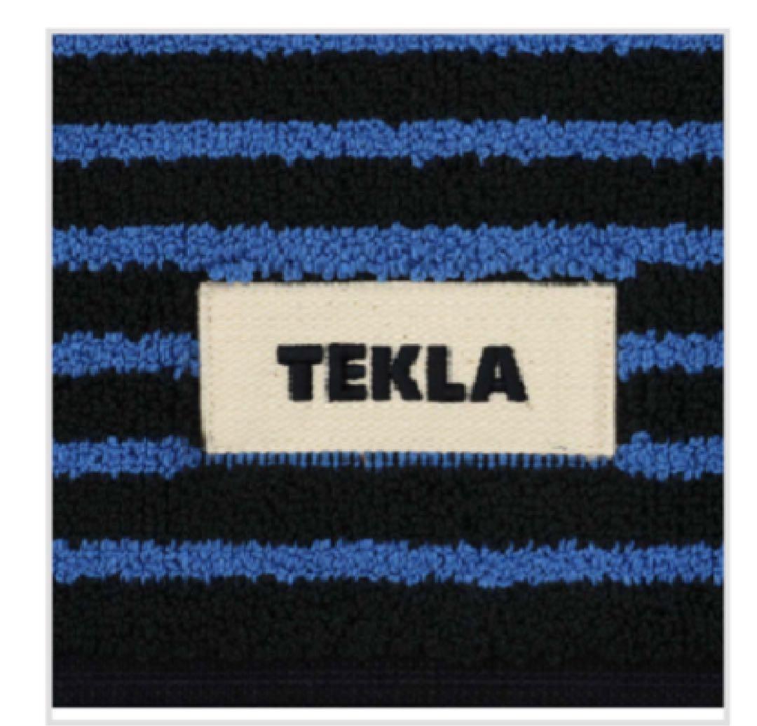 TEKLA（テクラ）バスマット70x50 BLACK&BLUE