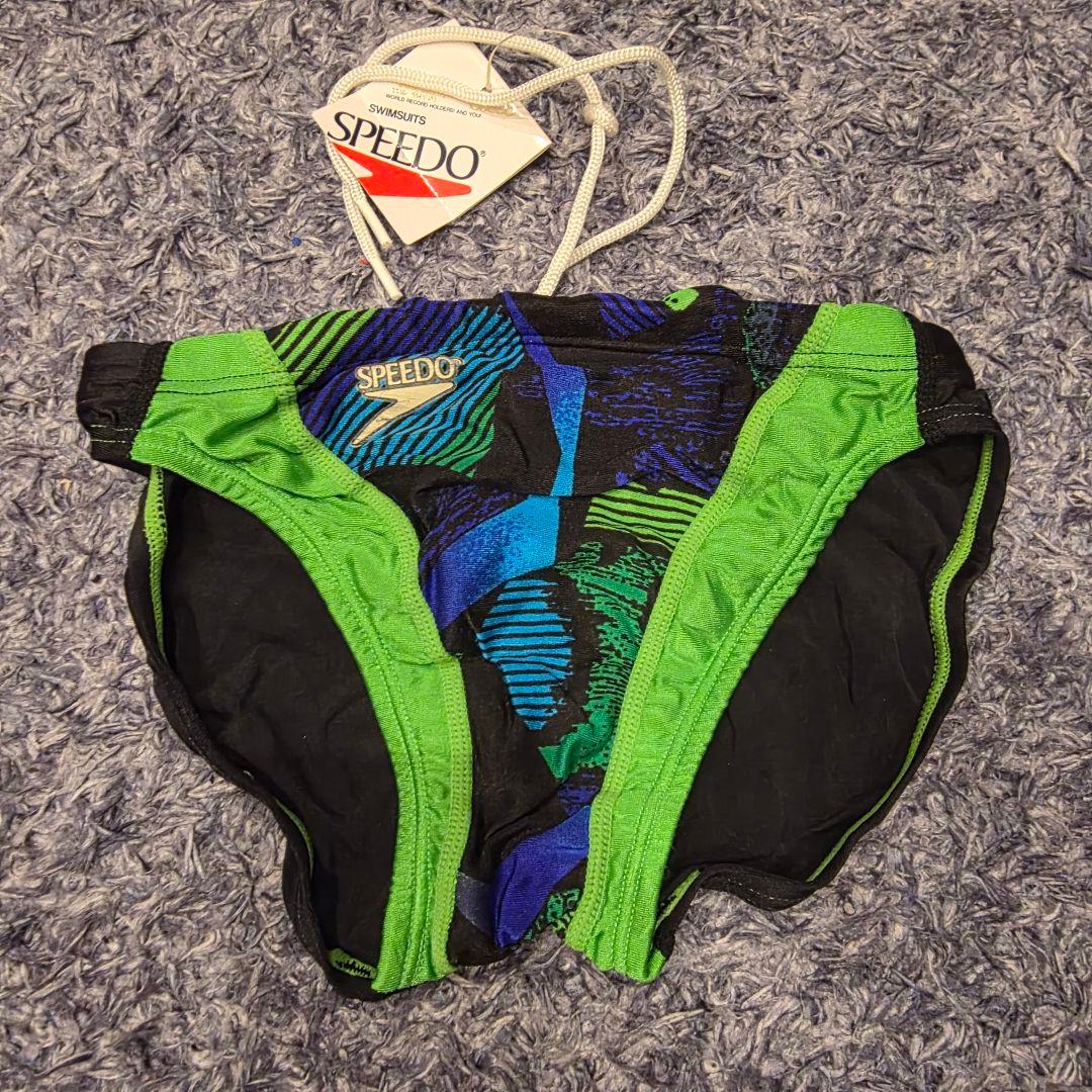 SPEEDO 競泳水着 Sサイズ　競パン speedo（スピード） メンズ 競泳水着 練習用 ショートボックス Vパン