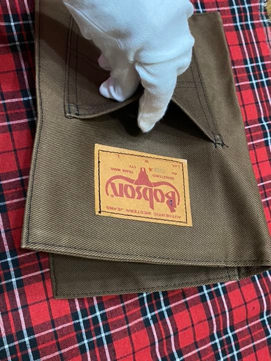 最終価格☆Bobsonジーンズ　ノベルティー【デニム地ノートカバー】