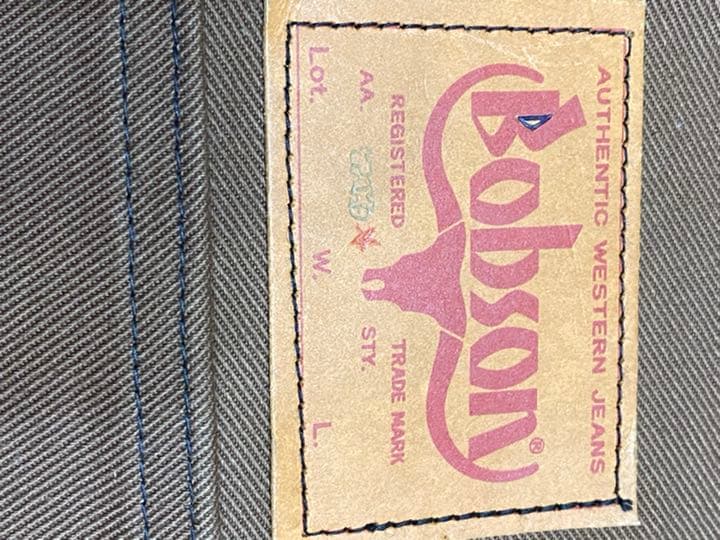 最終価格☆Bobsonジーンズ　ノベルティー【デニム地ノートカバー】