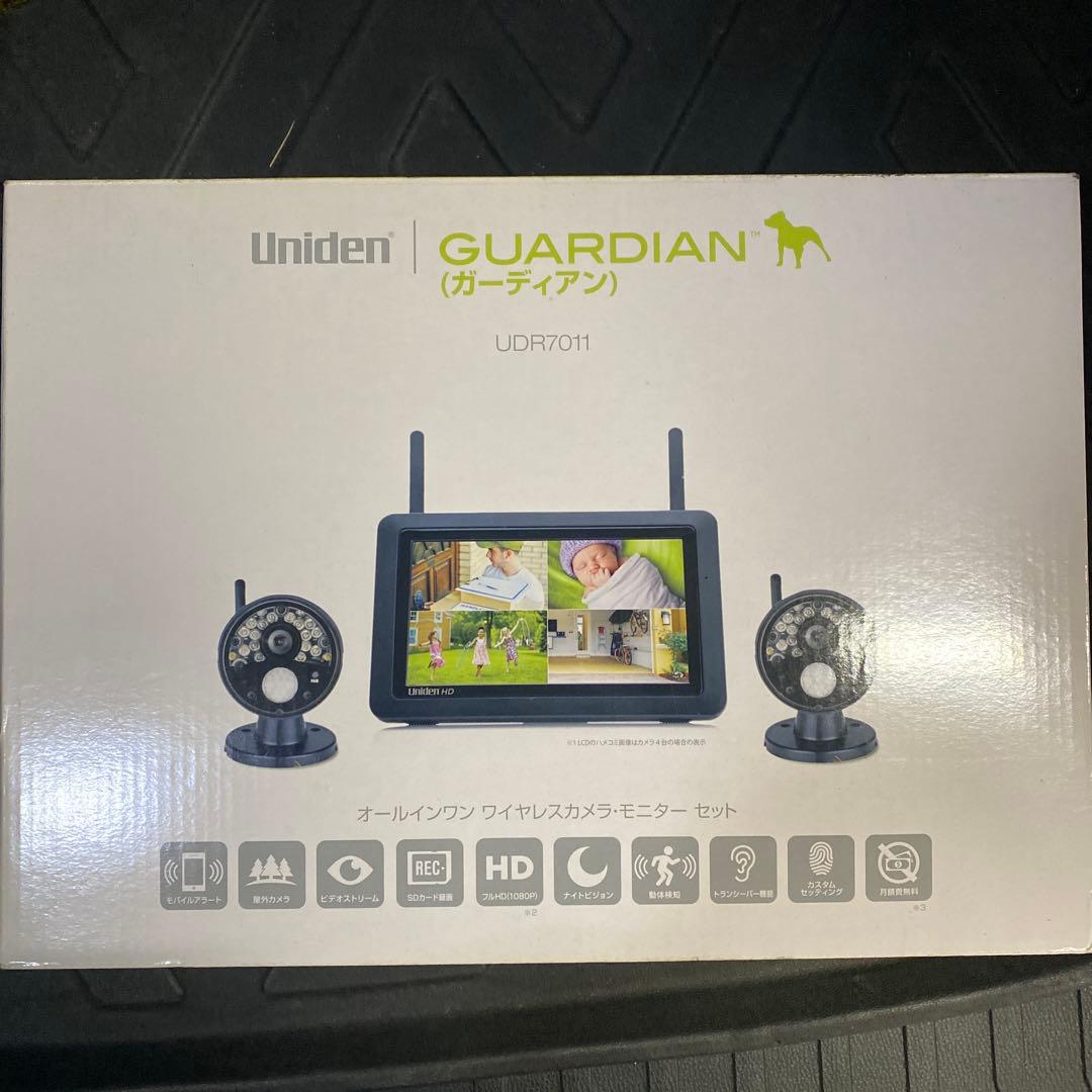Uniden UDR7011 ワイヤレス 防犯カメラ モニターセット ワイヤレス