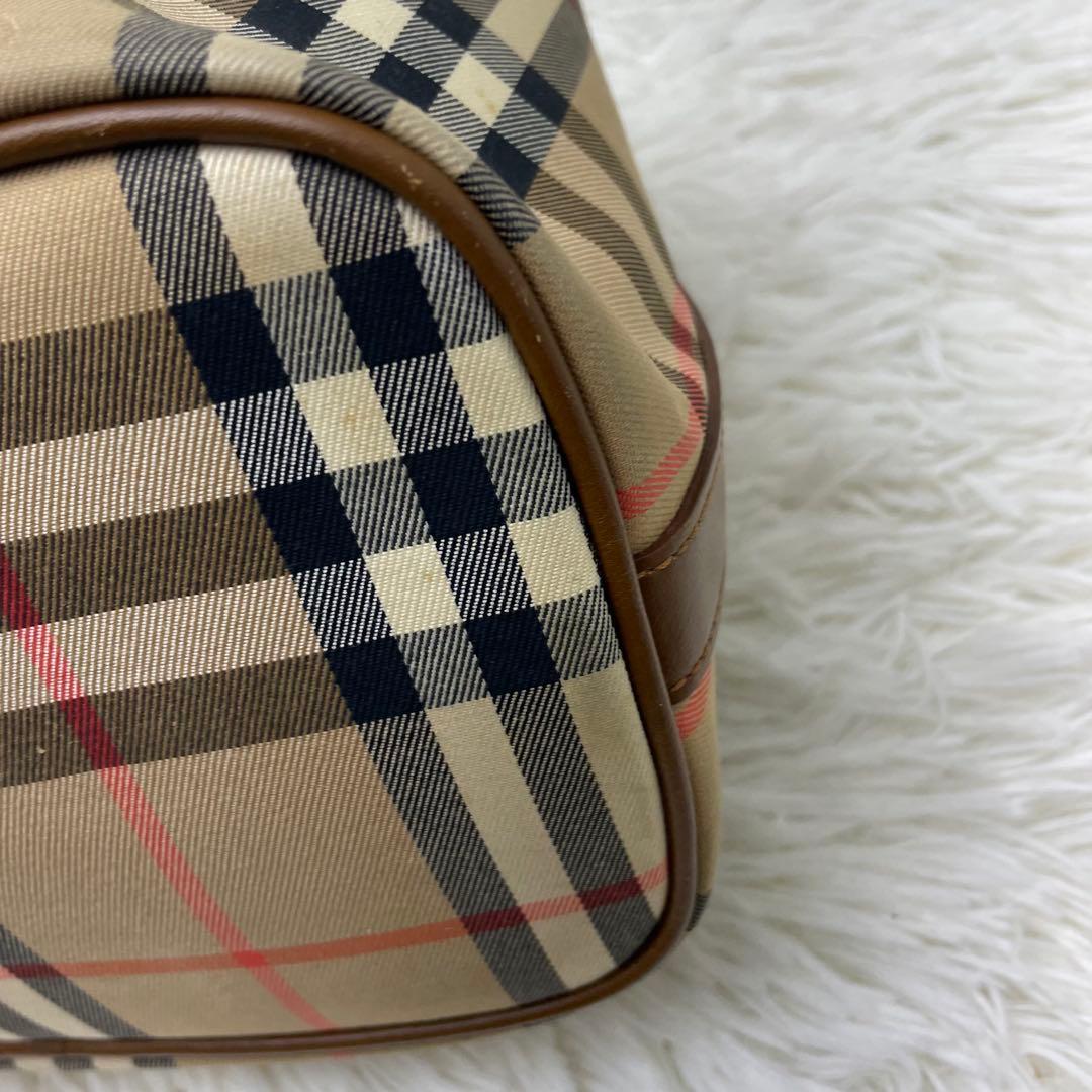 バーバリー ハンドバッグ ノバチェック シャドーホース キャンバス　トートバッグ
