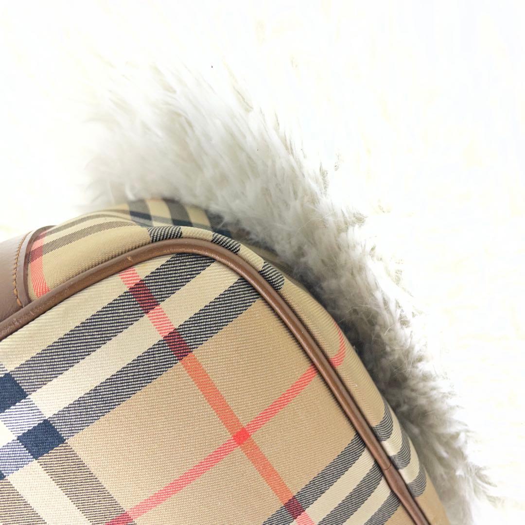 バーバリー ハンドバッグ ノバチェック シャドーホース キャンバス　トートバッグ