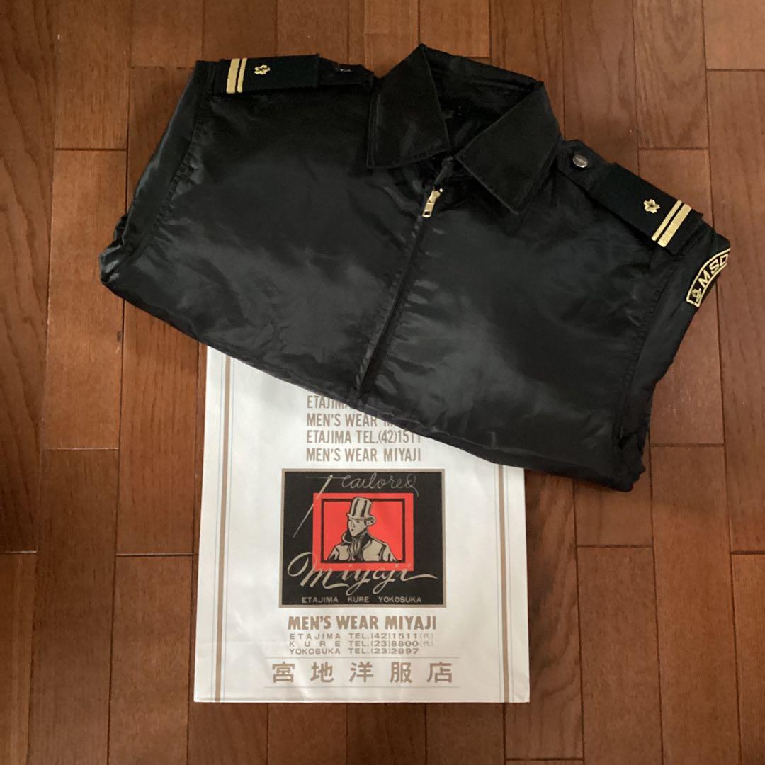 本日限定値下げ　激レアMSDFロゴ付きブラックジャケット肩章なし　Lサイズ