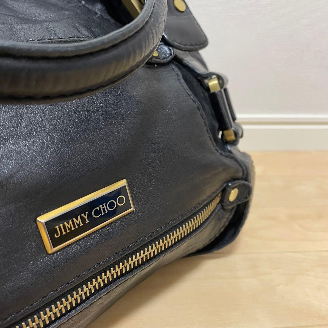 ■JIMMY CHOO(ジミーチュウ) 良品/ハンドバッグ / ブラック 黒