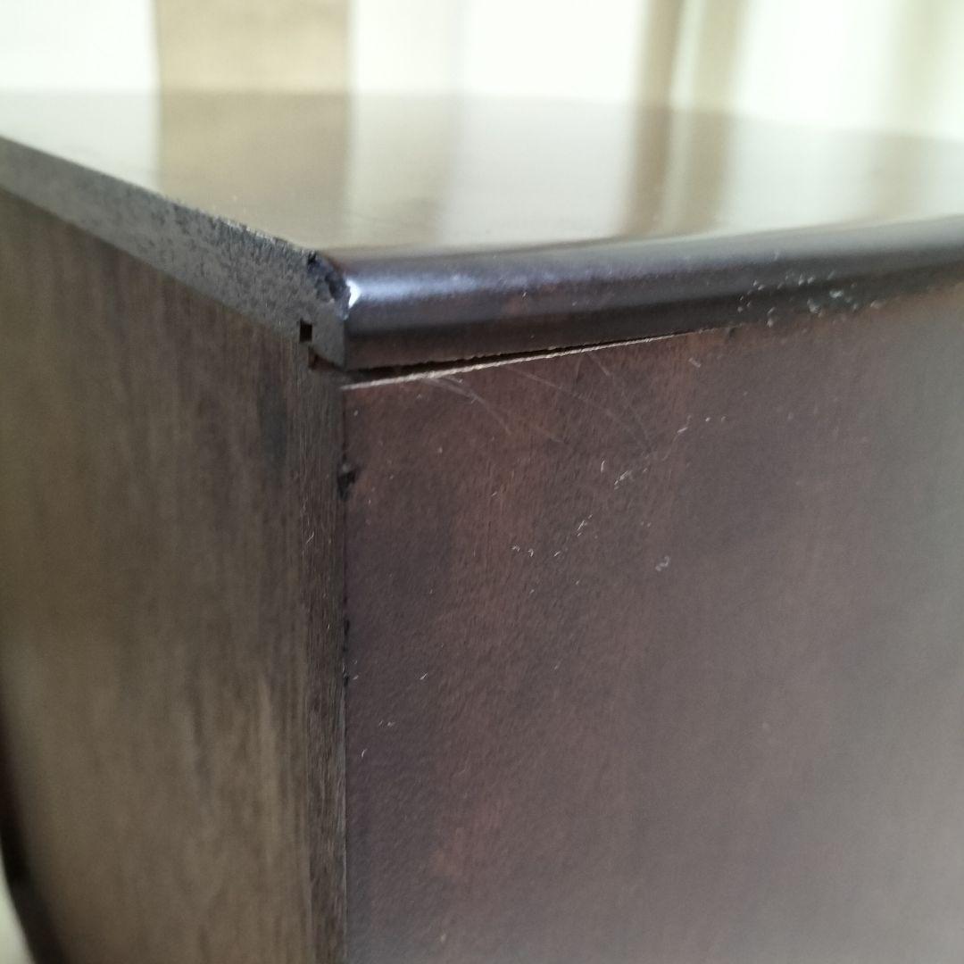 刺繍 木製チェスト 収納ケース 3段