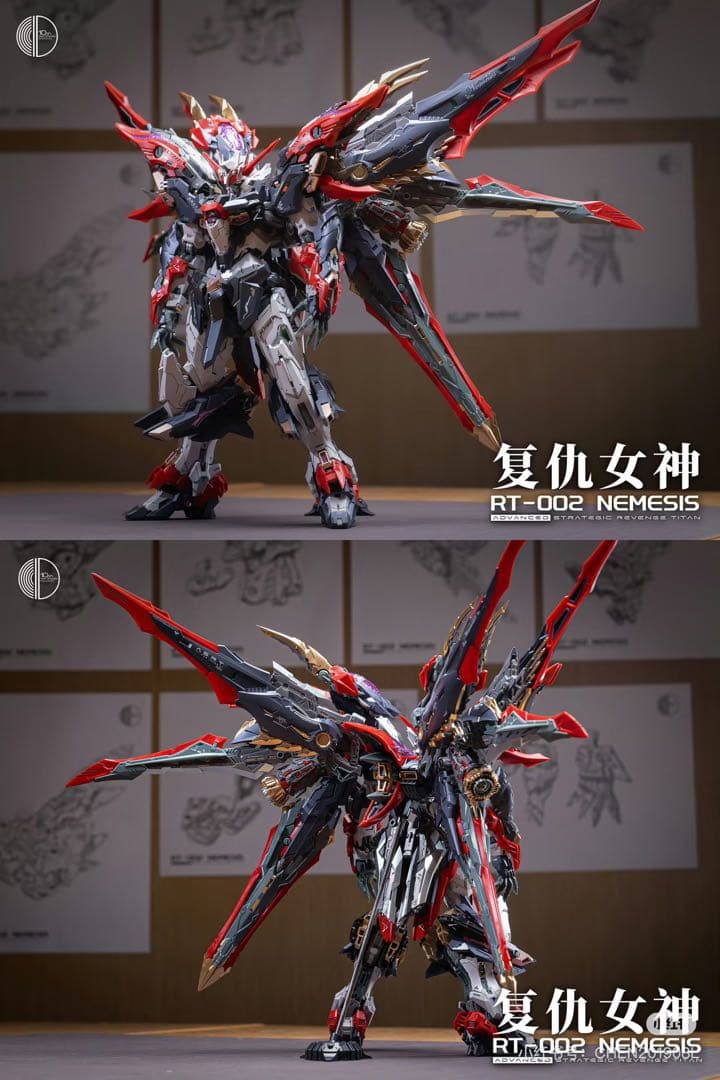 完成品無限維度 1/100プラモデル 復讐女神 ネメシス NEMESIS