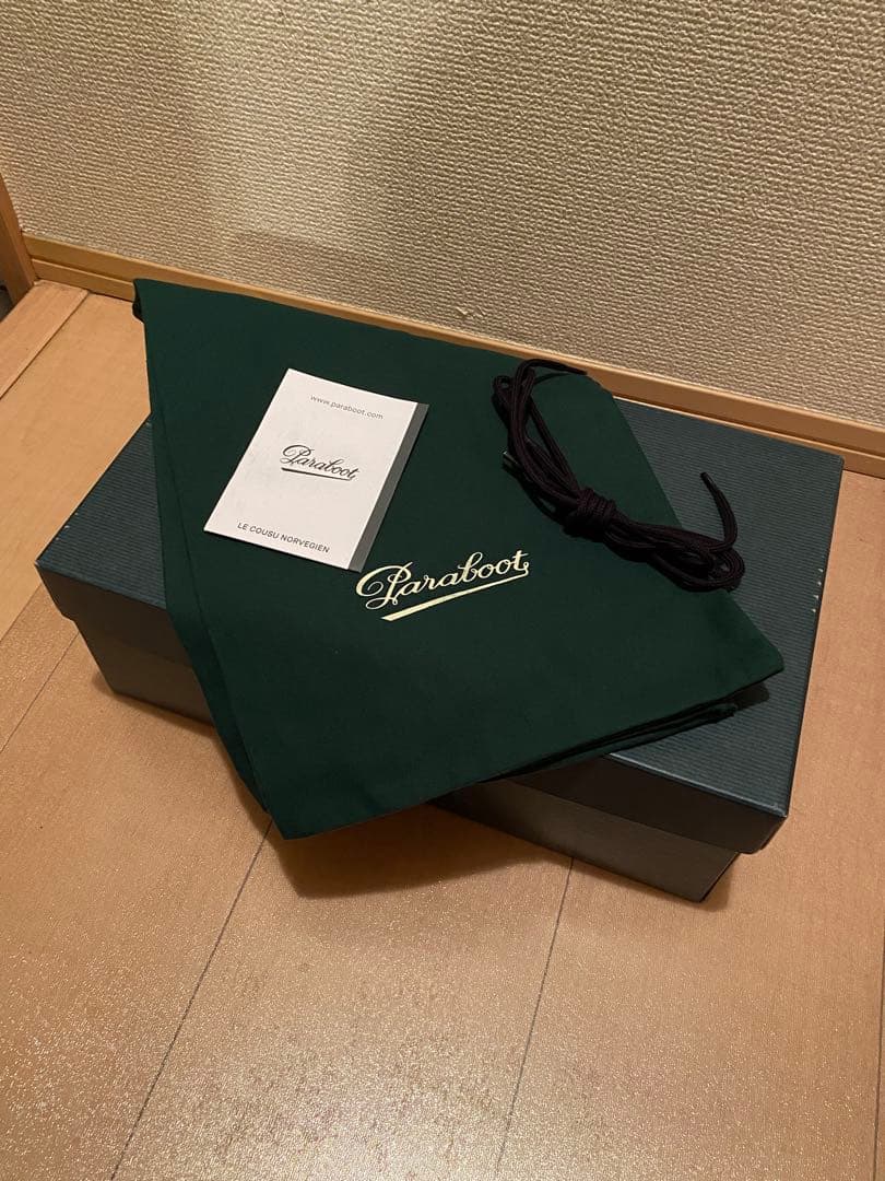 靴 Paraboot CHIMEY NOIR INK UK8