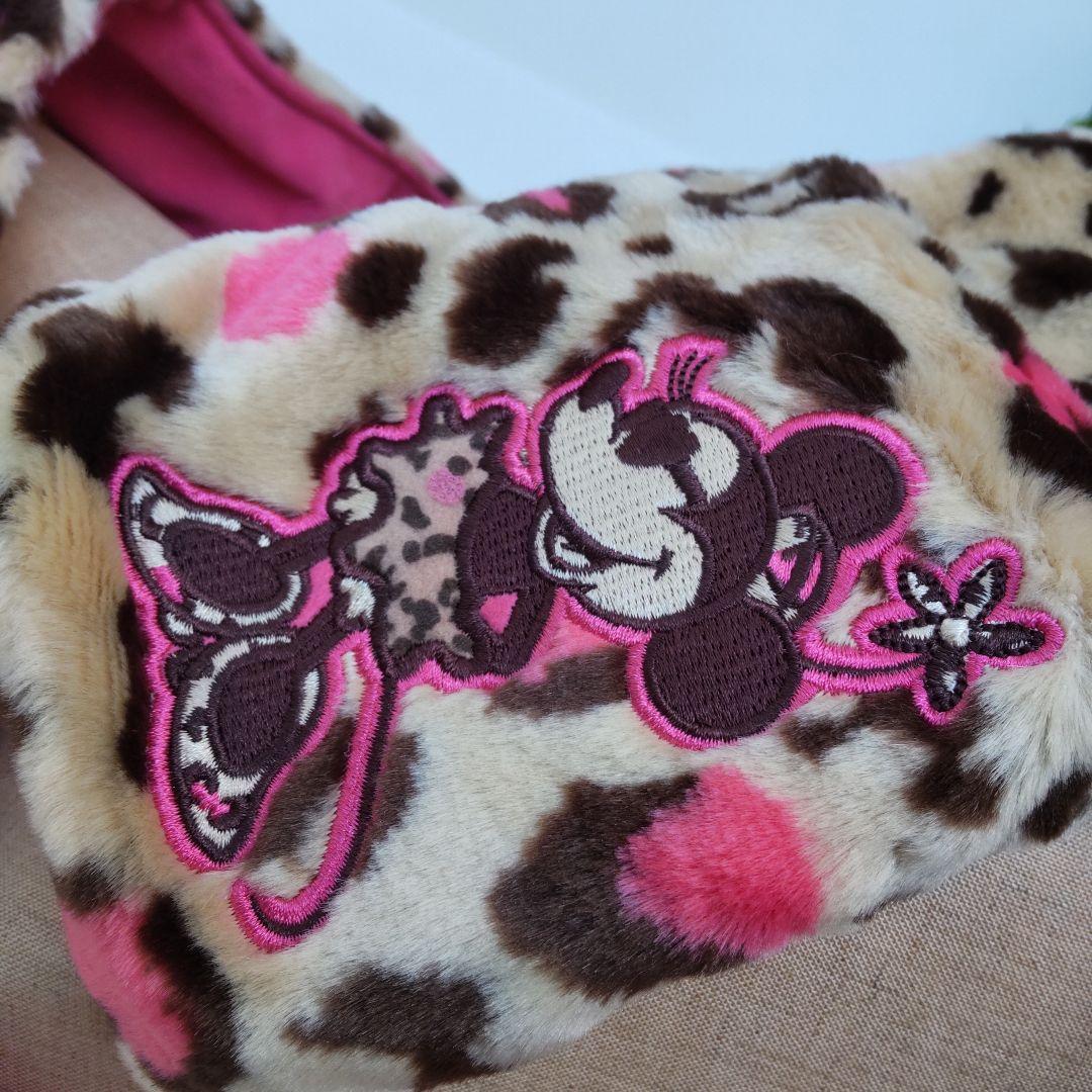 廃盤品 激レア ディズニーヒョウ柄マフラーキャップDisneyディズニー