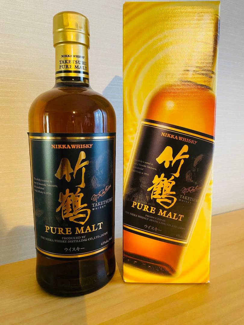 ニッカ 竹鶴 ピュアモルト旧黒ラベル 43% 700ml