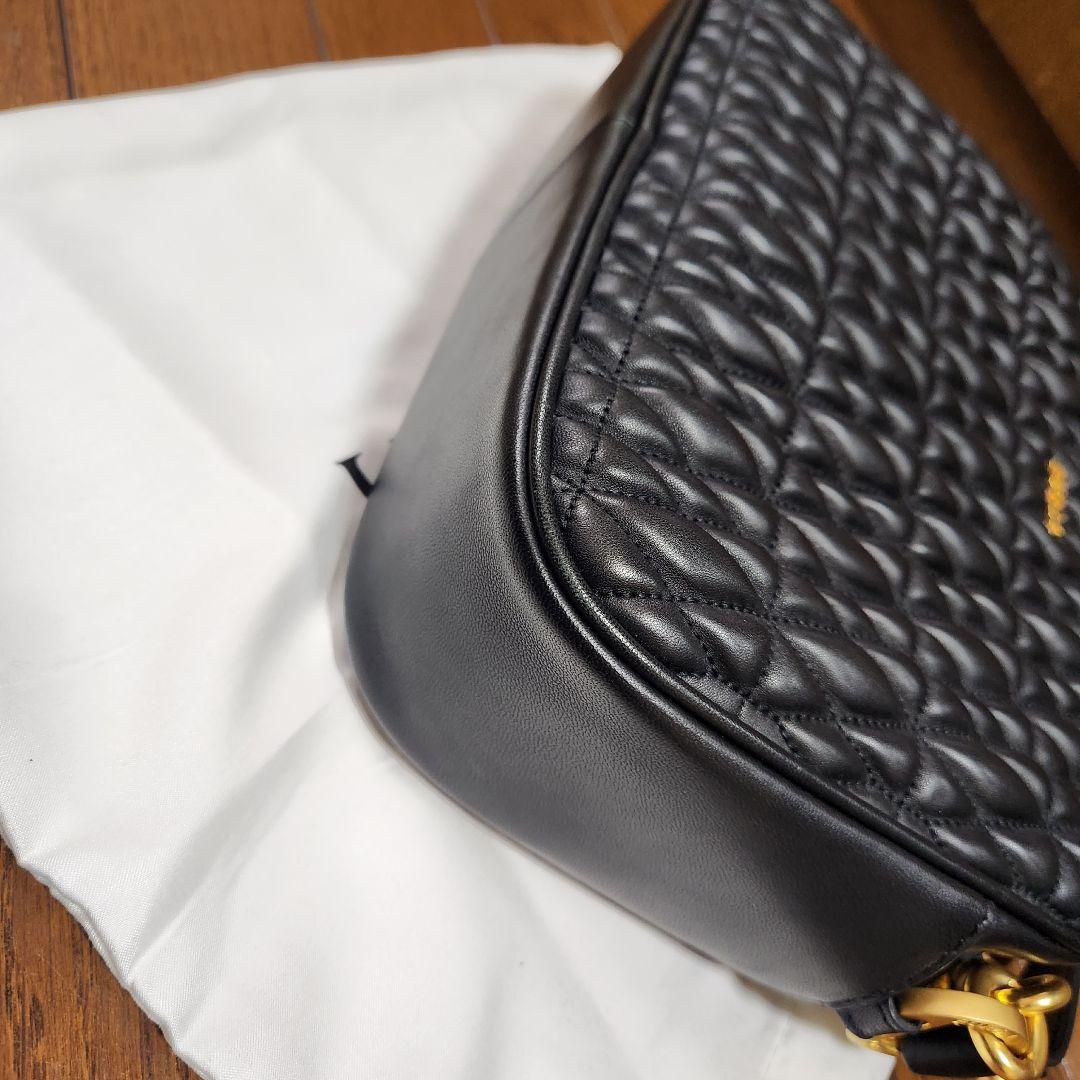 FURLA ブラック ショルダーバッグほぼ未使用！