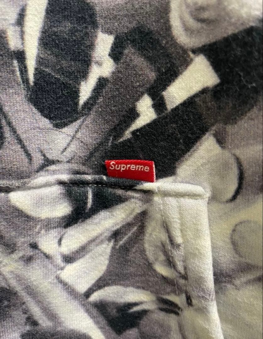 Supreme コラージュプリント ジップアップパーカー (Large)