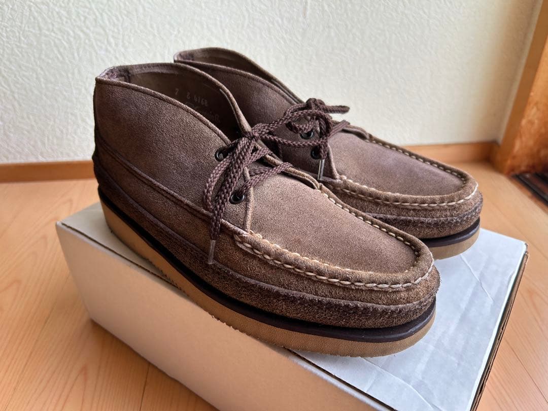 ラッセルモカシン スポーティングクレイスエードチャッカ 200-27W US7E