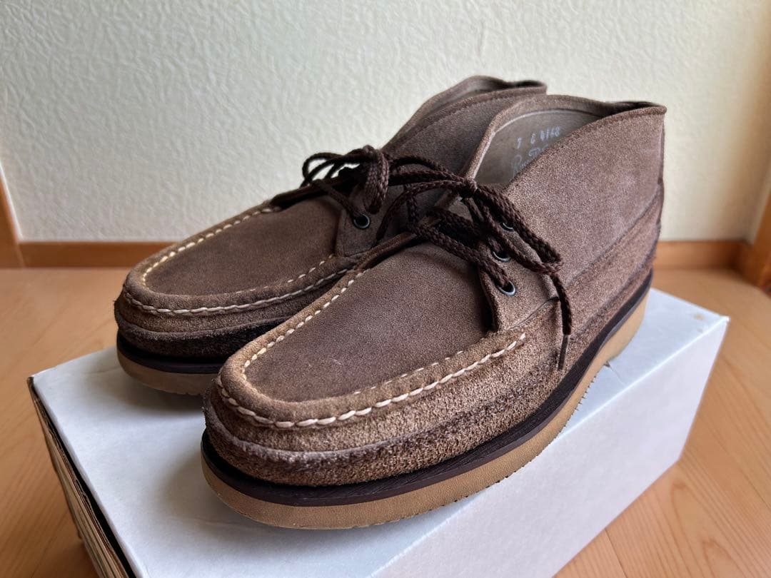 ラッセルモカシン スポーティングクレイスエードチャッカ 200-27W US7E