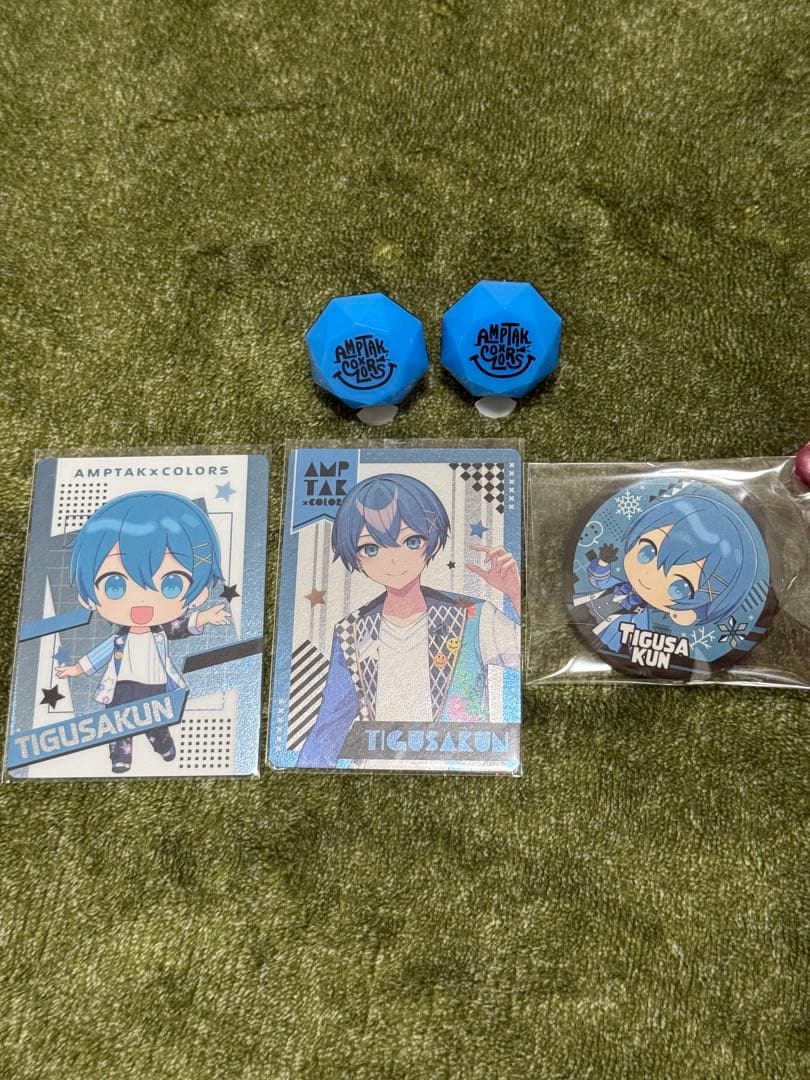 アンプタック ちぐさくん AMPTAKまとめ売り リングライト 缶バッジ