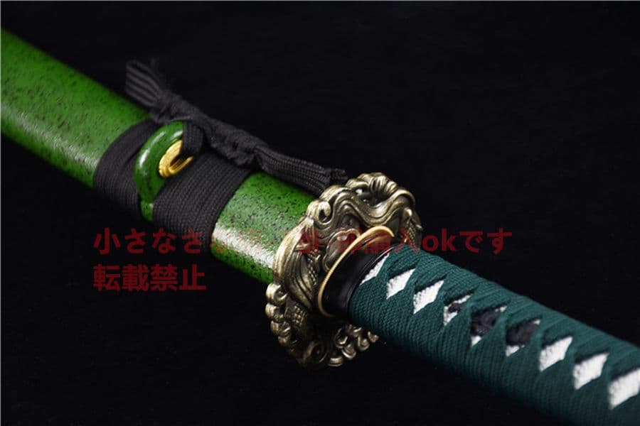 青玉の侍 武具　刀装具　日本刀　模造刀   居合刀