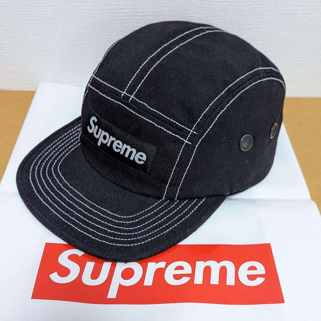 モーガン蔵人着用 シュプリーム Supreme Field Camp Cap 黒 Supreme