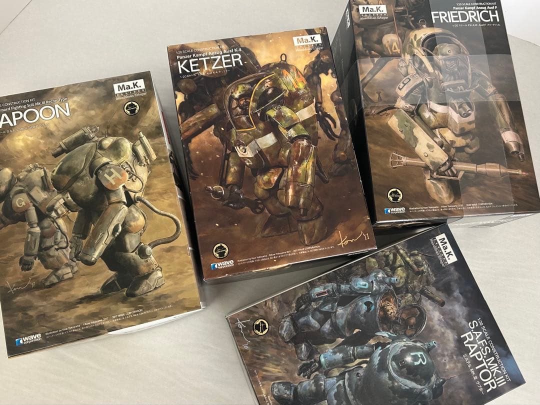 1/20 マシーネンクリーガー ケッツァー/フリードリッヒ/ラプーン/ラプター 1/20 マシーネンクリーガー ケッツァー/フリードリッヒ/ラプーン