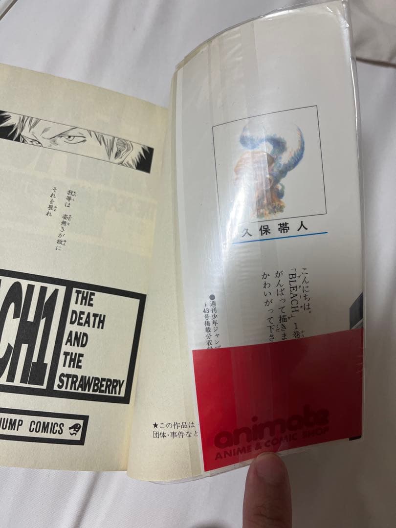 BLEACH ブリーチ 1巻 久保帯人 初版 帯付き