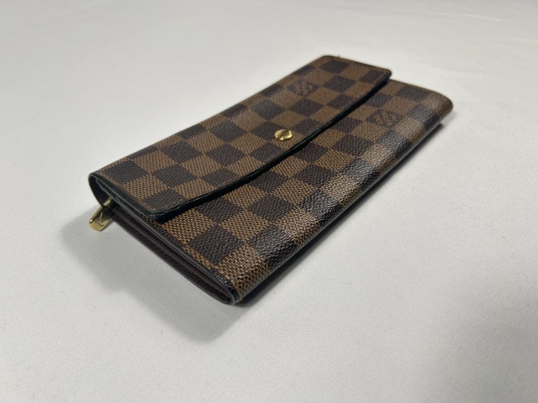 ルイヴィトン ダミエ 長財布 N61724 コバ部分補色 ルイヴィトン ダミエ 長財布 N61724 コバ部分補色 - 小物低 価格