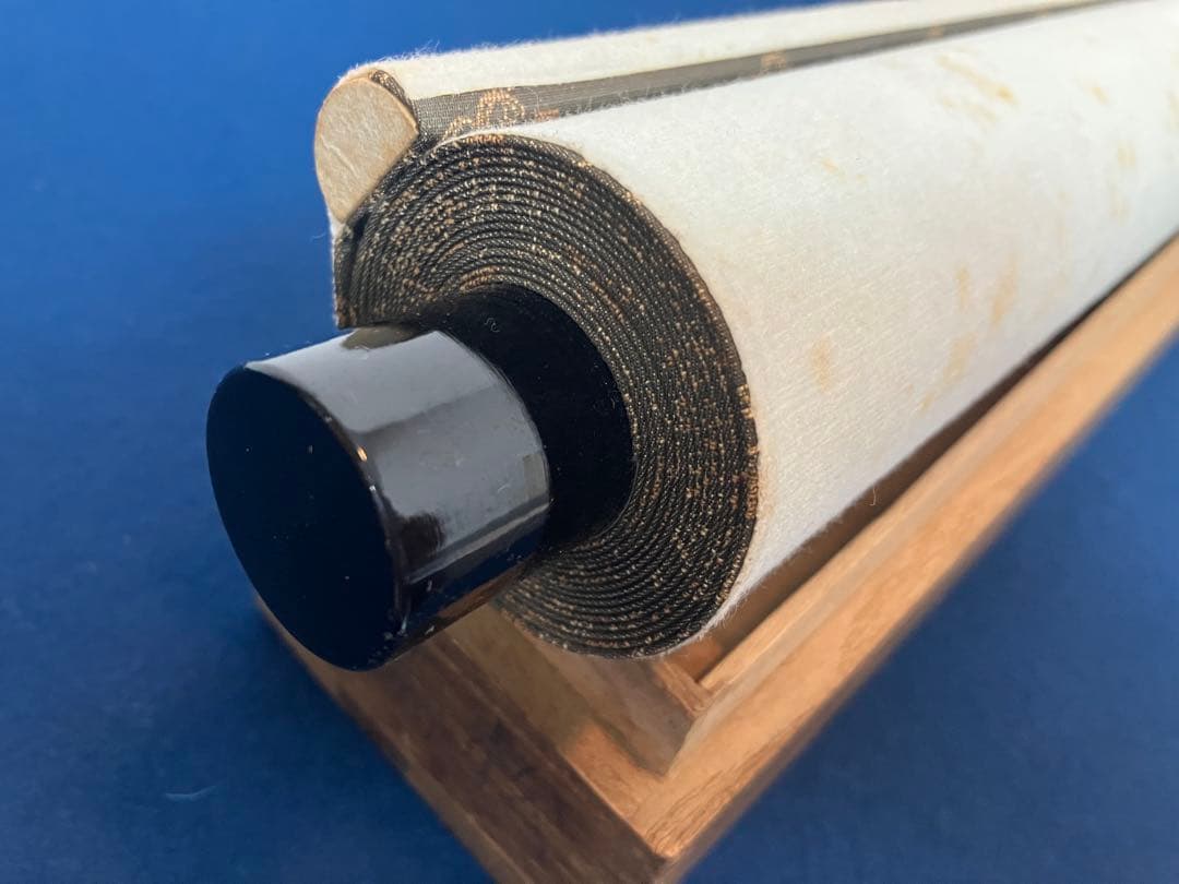 山下仙谷【花鳥 図】絹本　掛軸（箱破損）(検索ワード：渡辺崋山)